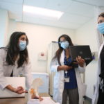 Dr. Bhanusali teaching residents and fellows