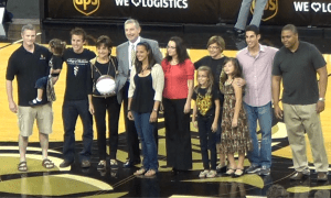 Basketball game honored