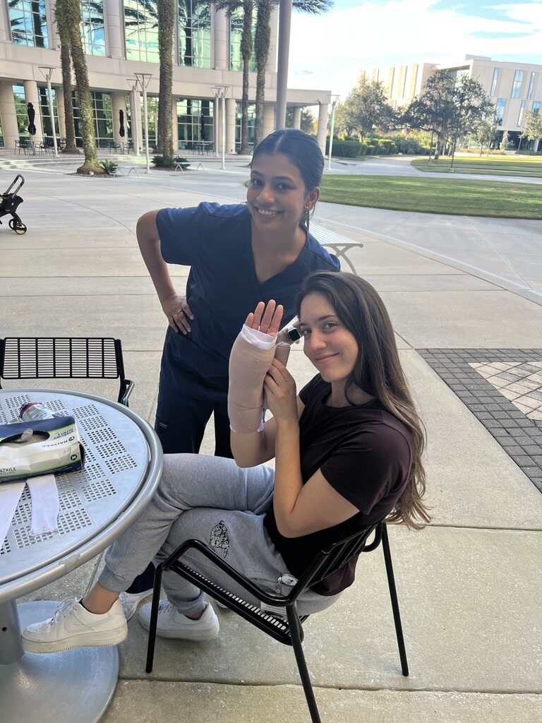 Primary Care Scholars participating in the Florida Man Simulation hosted at the University of Central Florida, College of Medicine in November 2025.