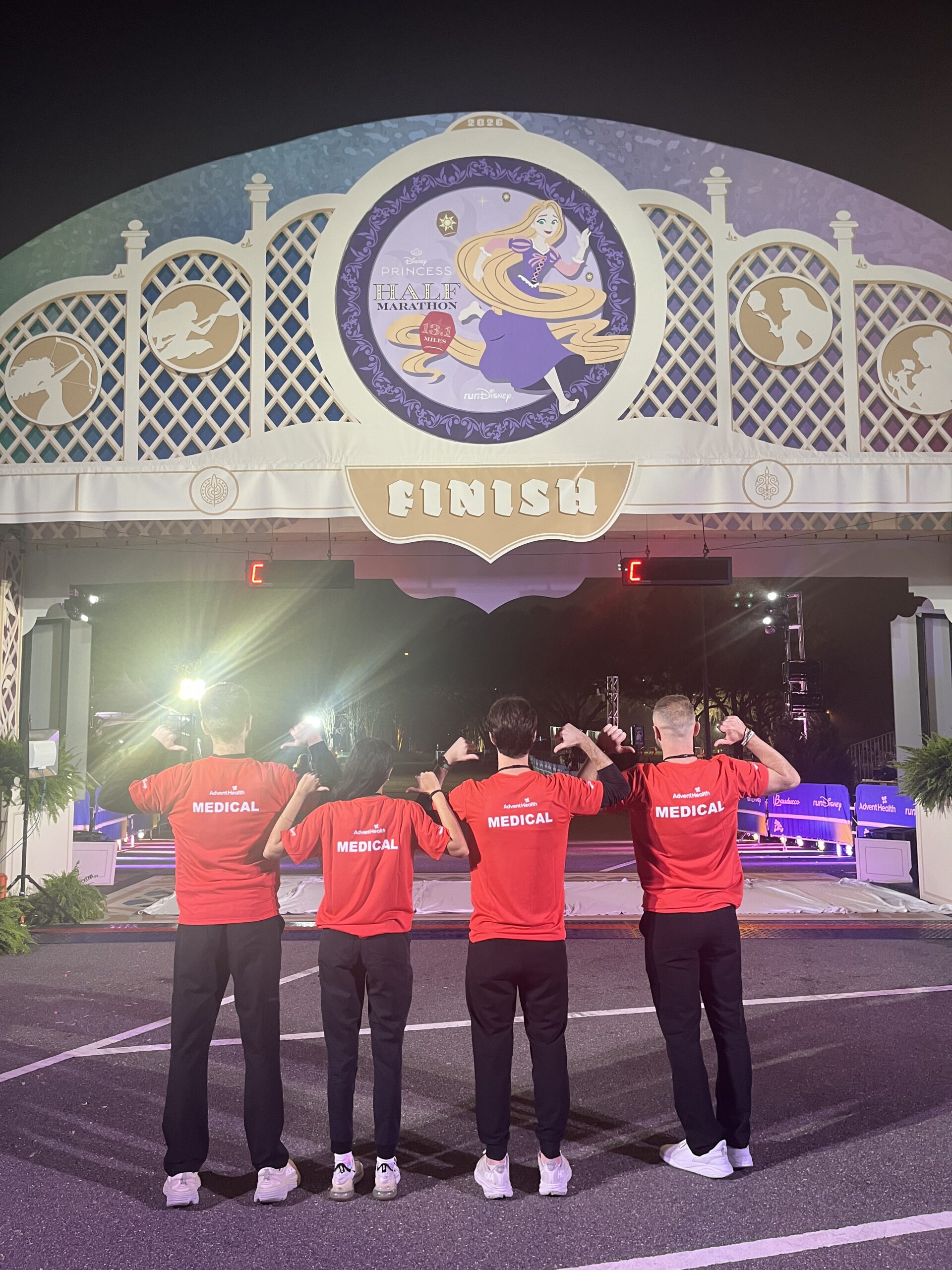 PCP Scholars serving at the runDisney Princess Half Marathon in March 2026.