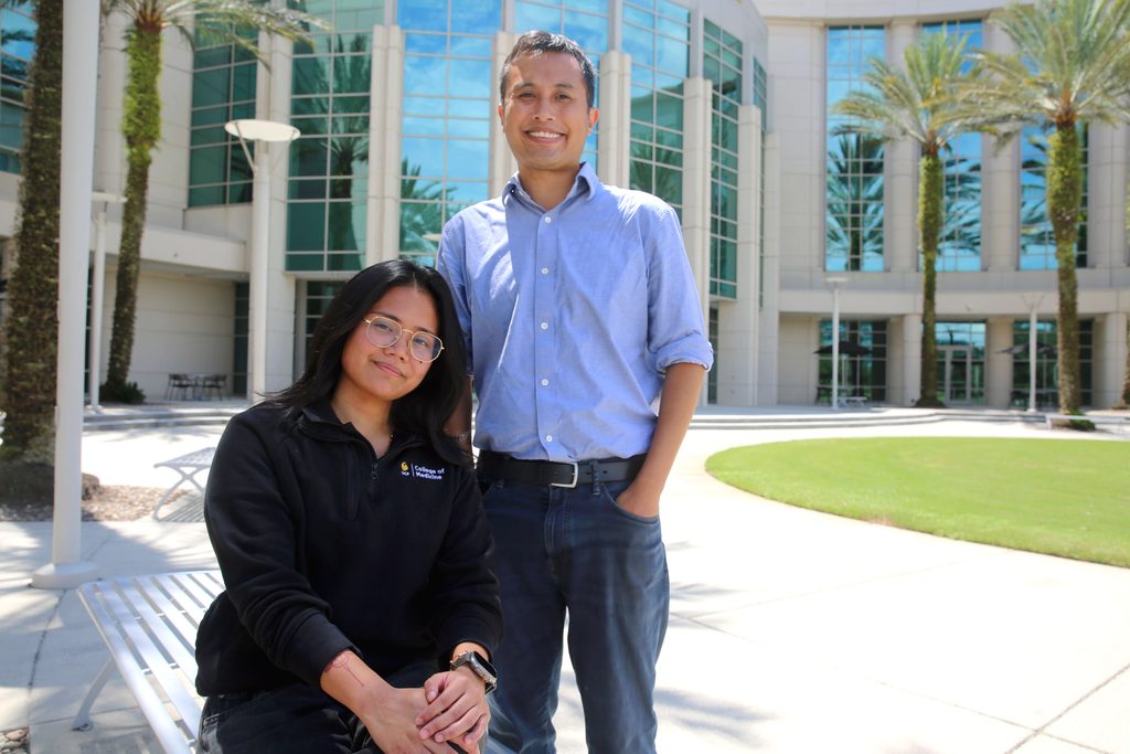 Velasco and De Los Angeles are both focusing on AI for their FIRE projects while guiding AIMED in leadership roles.
